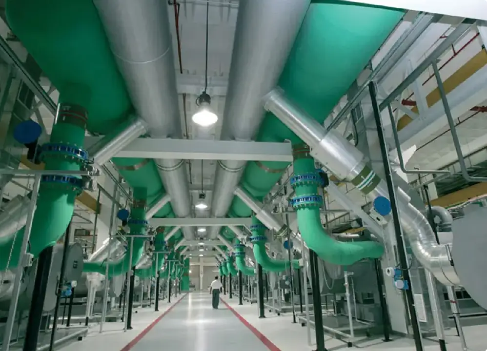 Sistema de desinfeccion del agua industrial y comercial